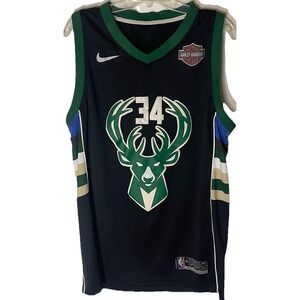 Milwaukee Bucks Giannis Antetokounmpo #34 Nike‎ Swingman Jersey Men's L